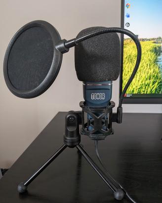 Microfono TONOR TC 777 USB + Treppiede e Filtro