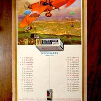 SUPER IRIDE CALENDARIO 1935 XIII INSEGNA TABELLA