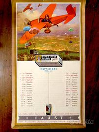 SUPER IRIDE CALENDARIO 1935 XIII INSEGNA TABELLA