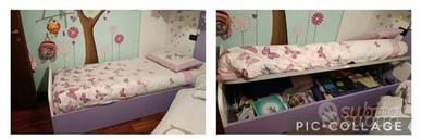 Letto singolo contenitore
