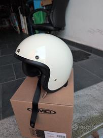 Casco moto vintage DMD Jet Retro Cream L