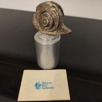 Fermacarte in argento Nautilius Banca del Salento