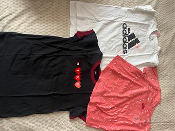 Nr 3 T-Shirt Nike e Adidas