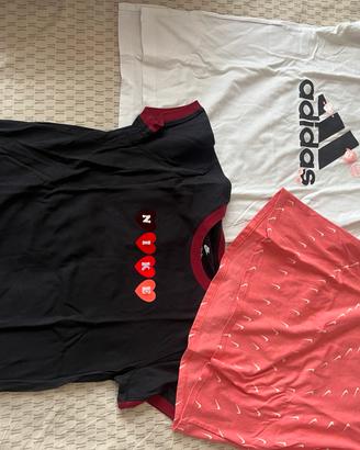 Nr 3 T-Shirt Nike e Adidas
