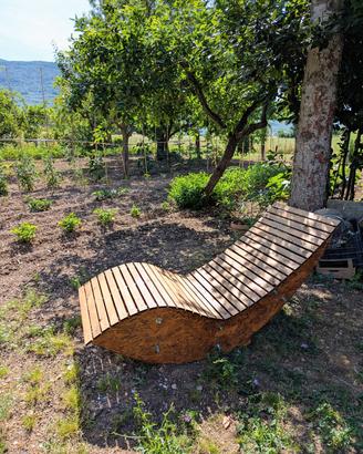 Sdraio In Legno Design Moderno 