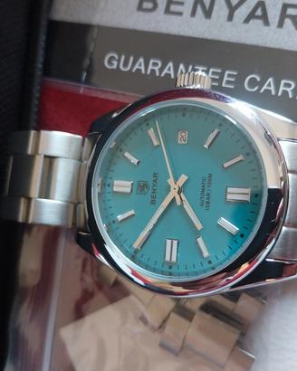 Benyar oyster hommage Rolex quadrante turchese 
