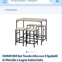 Tavoli da esterno o interno teraso