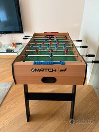 Calciobalilla salvaspazio Match Pieghevole