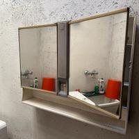 specchio contenitore bagno vintage