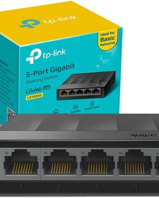 Switch Ethernet 5 Porte Gigabit TP-Link LS1005G