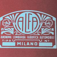 Alfa Romeo tavole in cartoncino Raffaello