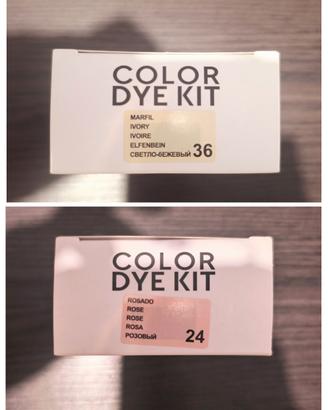 Set di colori per Pelle e Canvas - Rosa e Avorio