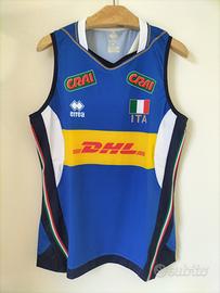 Maglia Nazionale Volley Femminile Errea azzurra