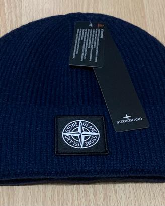 Stone island Berretto invernale blu tg unica