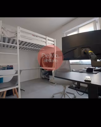 Letto a sopplaco Ikea stora + materasso anneland