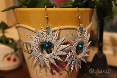 Orecchini Origami Cerchio Punte