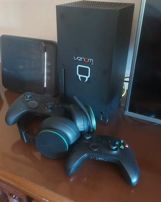 xbox con 2 controller (1 elite ) e cuffie del xbox