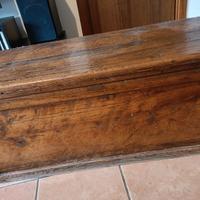 cassapanca in legno di quercia fine 800