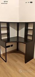 IKEA MICKE Scrivania angolare nera
