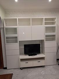 Mobile piu porta tv con ruote