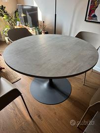 Tavolo rotondo Connubia by Callegaris Planet 120cm