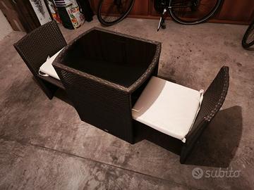 Set giardino polirattan
