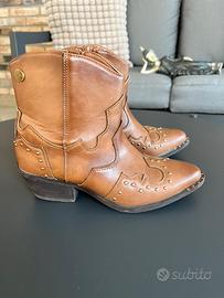 Stivaletto a tronchetto texano numero 36