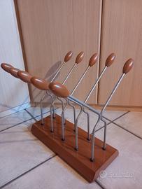 Portariviste in legno decorazione per la casa