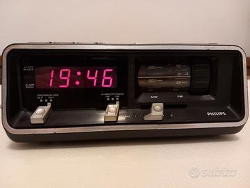 Radiosveglia Philips Clockradio anno 1978