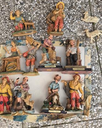 Set Statuine Presepe Mestieri J.M. Poly Collection