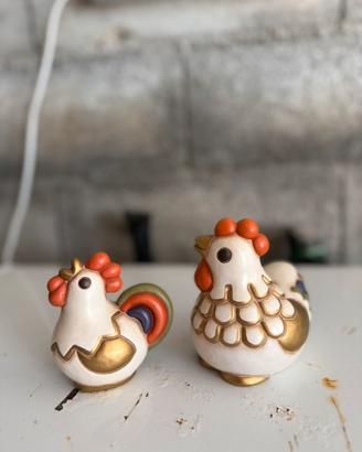 Galline Thun in ceramica