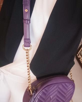 borsa in ecopelle viola