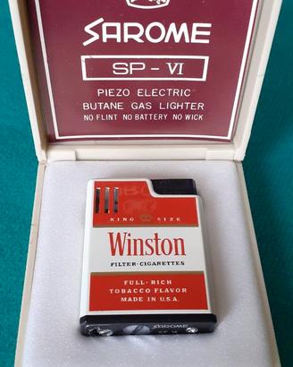 Accendino Sarome logo Winston