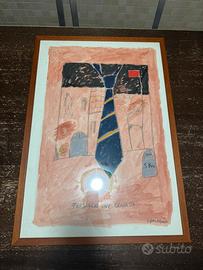 Quadro Paesaggio con Cravatta
