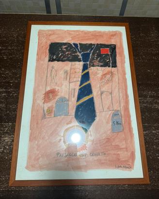 Quadro Paesaggio con Cravatta