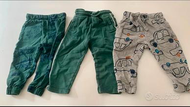 3 pantaloni da tuta neonato 24 mesi