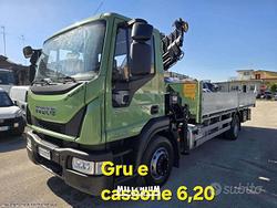 Eurocargo 160e25 gru e cassone 2016 euro 6