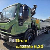 Eurocargo 160e25 gru e cassone 2016 euro 6
