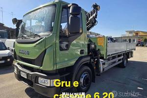 Eurocargo 160e25 gru e cassone 2016 euro 6