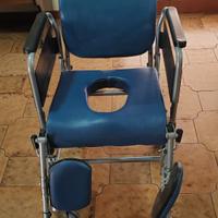 Sedia comoda per disabili a rotelle