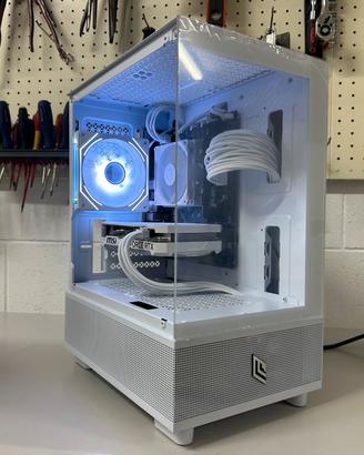 Pc assemblato gaming bianco
