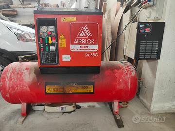 Compressore 380V FiacAirblockSA850 serbatoio 500lt