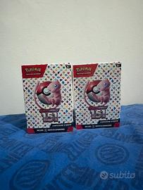2 Bundle Pokemon 151 in italiano