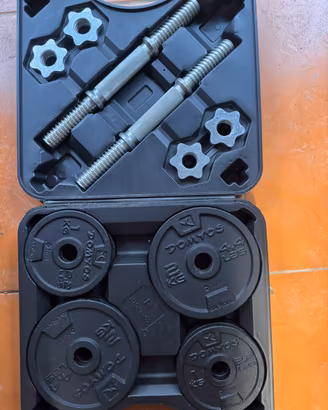 Kit manubrio palestra 20 kg