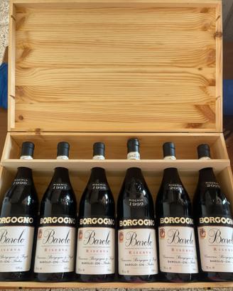 Barolo Borgogno verticale