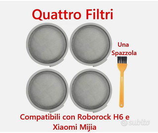 Filtri Di Ricambio Lavabili Hepa Roborock H6