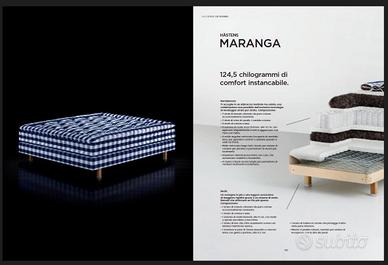 Letto Hästens, 180x200, colore grigio, garanzia