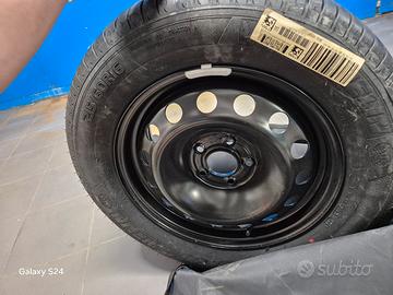 gomma/pneumatico con cerchione 