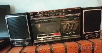 Stereo SHARP - GF 320 radio - cassette recorder -