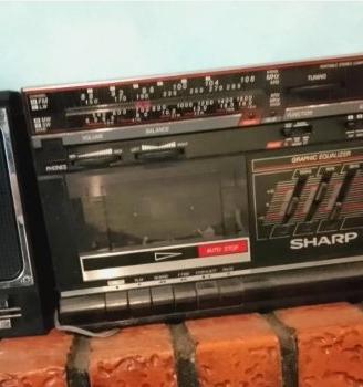 Stereo SHARP - GF 320 radio - cassette recorder -